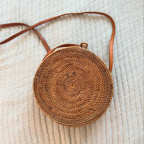 Mango Raffia structured bag - Picture 3 of 3